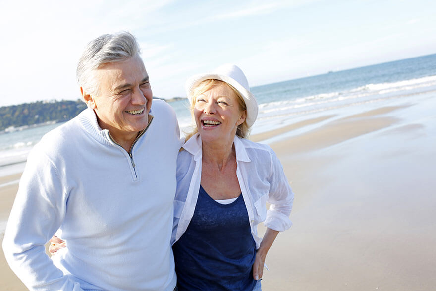 happy healthy couple